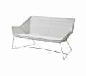 Breeze hynde 2-personers sofa - white