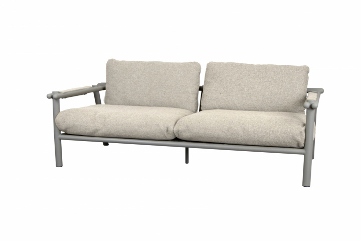 Sticks 2-personers sofa - taupe/ørkensand pude i gruppen Udendørs møbler / Loungemøbler / Loungemoduler / 2-sæders sofa - loungemoduler hos Sommarboden i Höllviken AB (55812AT-55812Y152)