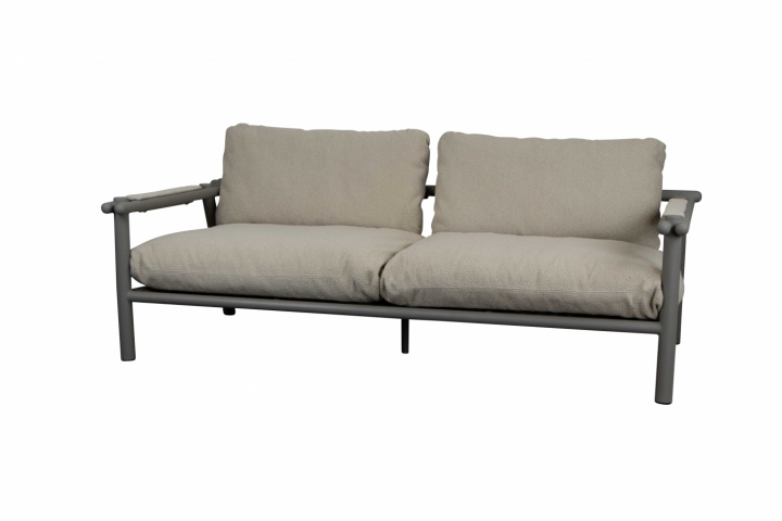 Sticks 2-personers sofa - taupe/sandpude i gruppen Udendørs møbler / Loungemøbler / Loungemoduler / 2-sæders sofa - loungemoduler hos Sommarboden i Höllviken AB (55812AT-55812Y304)