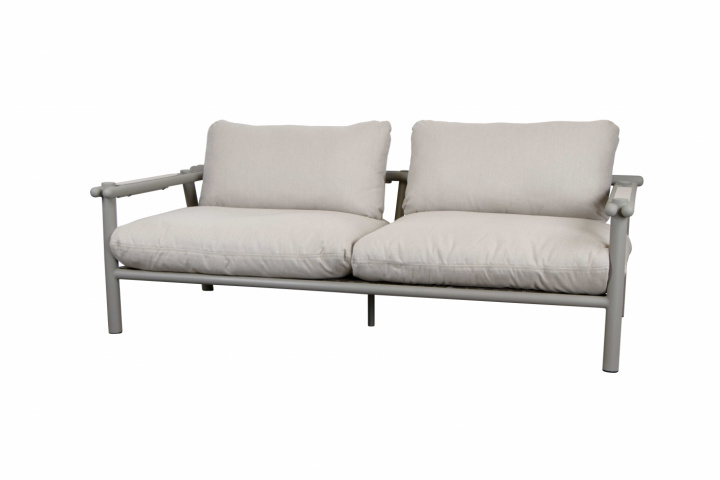 Sticks 2-personers sofa - taupe/sandpude i gruppen Udendørs møbler / Loungemøbler / Loungemoduler / 2-sæders sofa - loungemoduler hos Sommarboden i Höllviken AB (55812AT-55812YS92)
