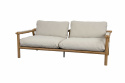 Sticks 2-personers sofa - teak/sandpude
