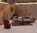 Sticks platform sædehynde 1,5-sits sofa - light brown