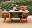 Illusion Glow bordlampe lille - teak