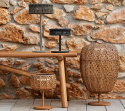 Illusion Glow bordlampe lille - teak