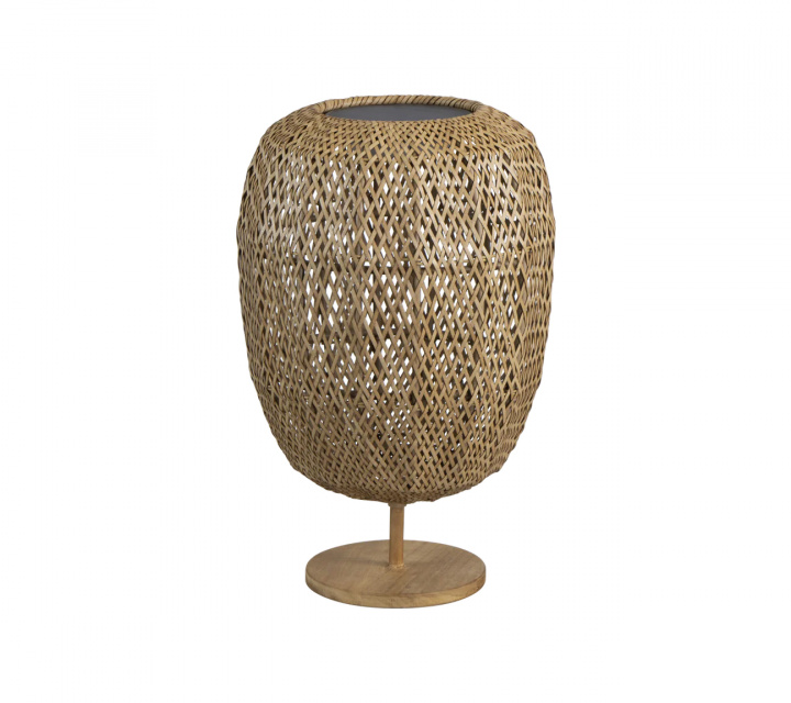 Illusion Glow bordlampe mellem - teak i gruppen Udendørs møbler / Tilbehør ude / Udendørs belysning hos Sommarboden i Höllviken AB (57210TU)
