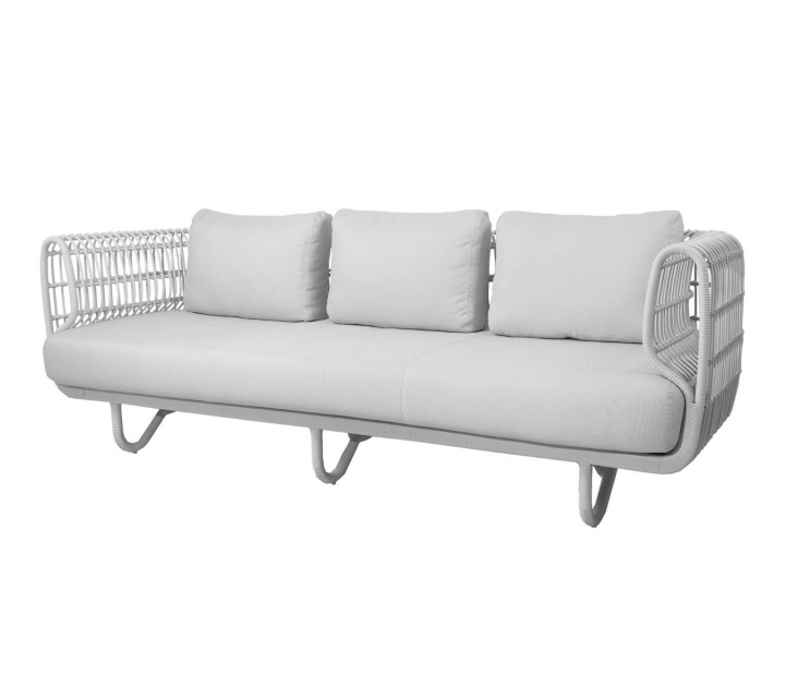 Nest 3-sits soffa - white i gruppen Udendørs møbler / Loungemøbler / Loungegrupper / Byg selv hos Sommarboden i Höllviken AB (57523WSW)