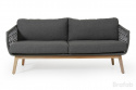 Kenton 3-personers sofa med pude - grå