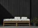 Vallda daybed - natur/offwhite cushion