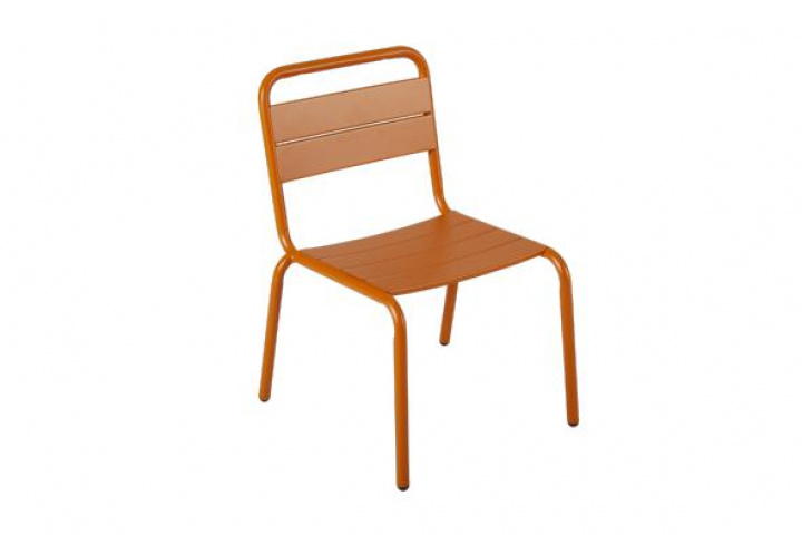 Nera Café Chair Children - Orange i gruppen Udendørs møbler / Tilbehør ude / Børnemøbler hos Sommarboden i Höllviken AB (6001-95)