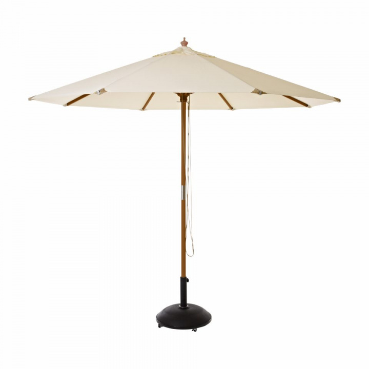 Capri parasoll Ø 3 m - offwhite i gruppen Udendørs møbler / Solbeskyttelse / Parasoller hos Sommarboden i Höllviken AB (6032015-CI)
