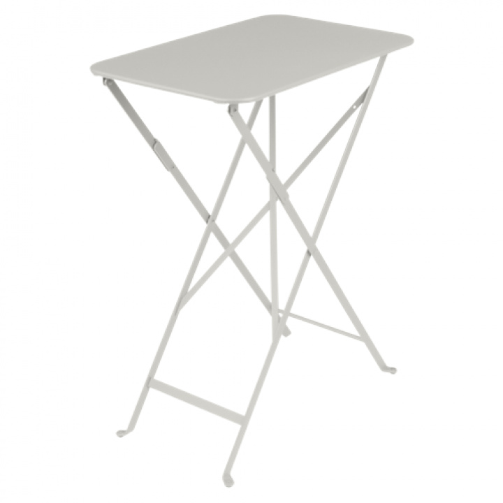 Bistro foldbart bord 37x57 cm - lergrå i gruppen Udendørs møbler / Bord / Cafébord hos Sommarboden i Höllviken AB (6034A5)