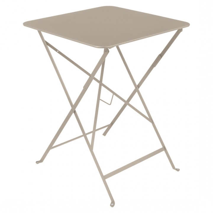Bistro foldet bord 57x57 cm - muskatnød i gruppen Udendørs møbler / Bord / Cafébord hos Sommarboden i Höllviken AB (604214)