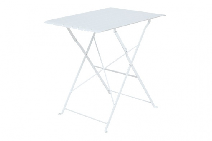 Bradano foldbart cafébord - hvid i gruppen Udendørs møbler / Materiale / Rustfrit stål hos Sommarboden i Höllviken AB (6046-5)