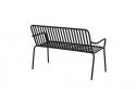 Cappuccino bænk/sofa - sort