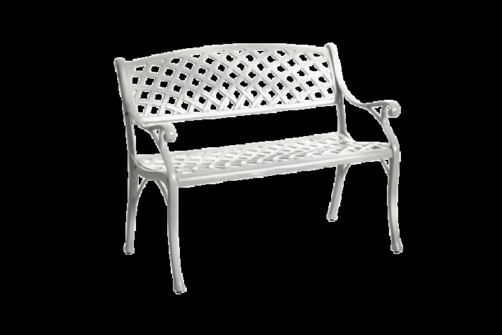 Arras 2-personers sofa - aluminium i gruppen Udendørs møbler / Stole & Havestole / Bænke hos Sommarboden i Höllviken AB (61521-00)
