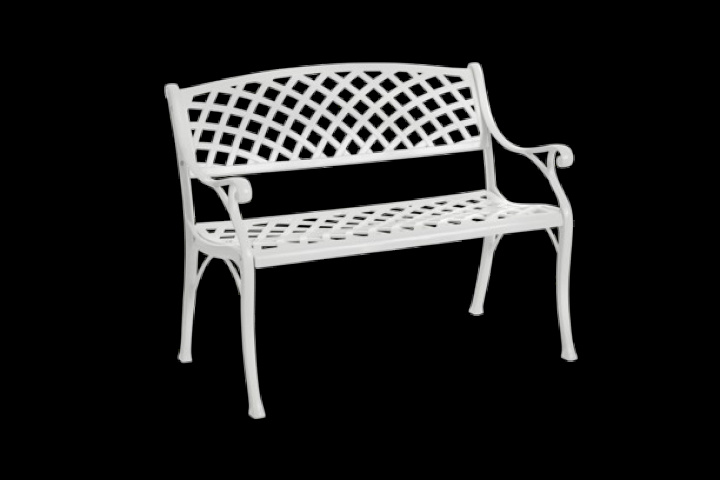 Arras 2-personers sofa - hvid i gruppen Udendørs møbler / Stole & Havestole / Bænke hos Sommarboden i Höllviken AB (61521-5)