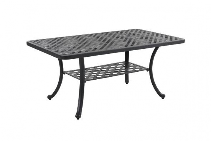 Arras sofabord 125x70 H55 cm - Anthracite i gruppen Udendørs møbler / Loungemøbler / Loungemoduler / Sofabord & Sidebord - Loungemoduler hos Sommarboden i Höllviken AB (6166-7)