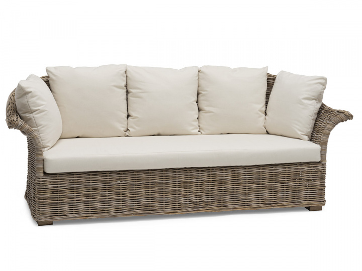 Edsklinta 2,5-personers sofa - beige i gruppen Udendørs møbler / Loungemøbler / Loungemoduler / 2,5-personers sofa - loungemoduler hos Sommarboden i Höllviken AB (62402)