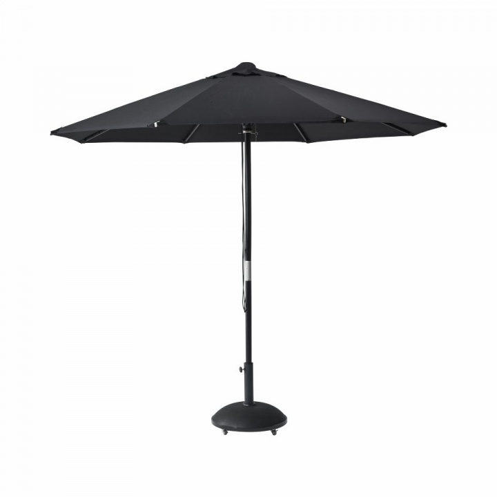 Capri Nero parasoll Ø 3 m - svart i gruppen Udendørs møbler / Solbeskyttelse / Parasoller hos Sommarboden i Höllviken AB (6305020-CI)
