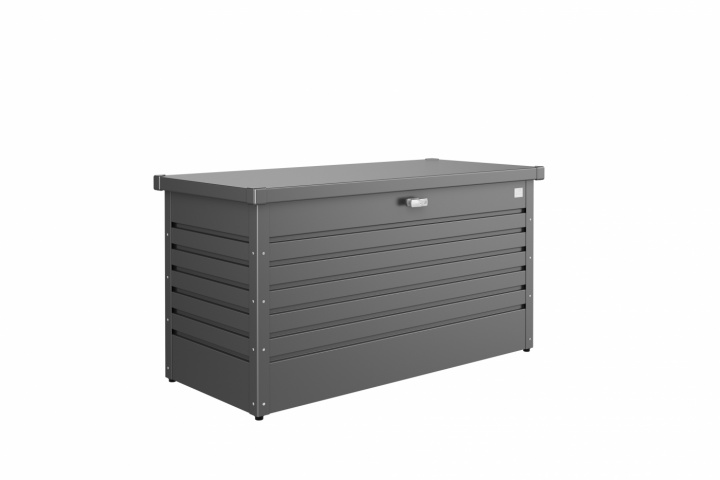 Fritidsbox 130 - metallisk mørkegrå i gruppen Hyndor / Opbevaringskasser & Opbevaringsbokse hos Sommarboden i Höllviken AB (65040-bh)