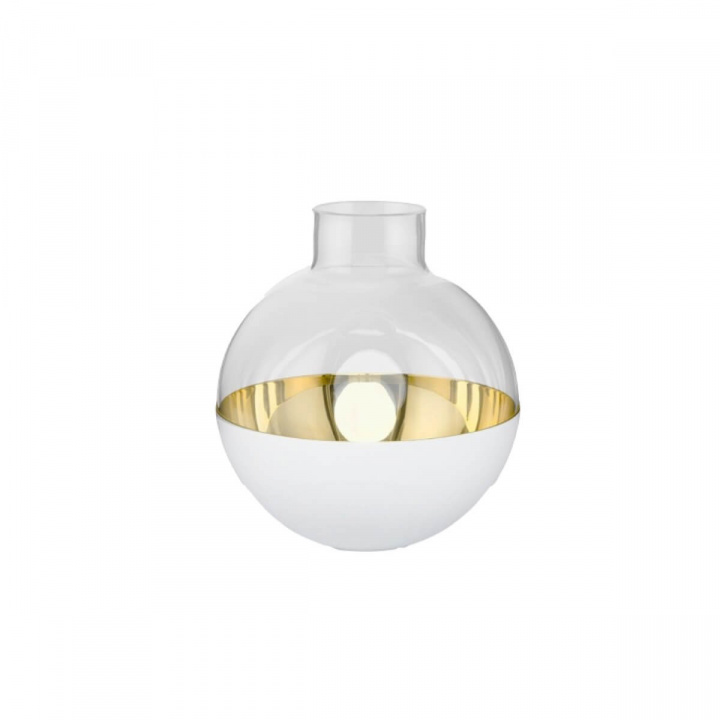 Pomme vase & lyseholder medium - hvid i gruppen Indretning / Dekoration / Vaser hos Sommarboden i Höllviken AB (651-M-W)