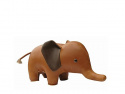 Elefant bogstøtte baby - brun