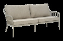 Coleville 3-personers sofa - khaki/beige jute hynde