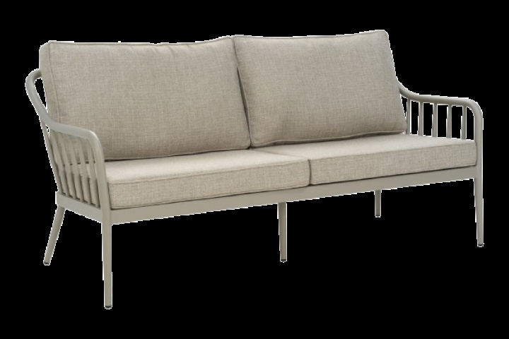 Coleville 3-personers sofa - khaki/beige jute hynde i gruppen Udendørs møbler / Loungemøbler / Loungemoduler / 3-personers sofa - loungemoduler hos Sommarboden i Höllviken AB (6913-21-232)