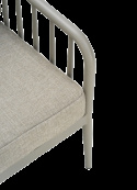 Coleville 3-personers sofa - khaki/beige jute hynde