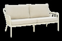 Coleville 3-personers sofa - perlehvid/beige hynde