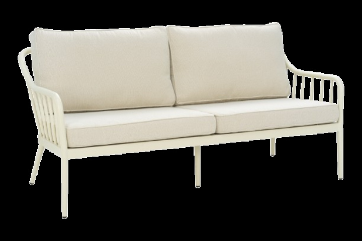 Coleville 3-personers sofa - perlehvid/beige hynde i gruppen Udendørs møbler / Loungemøbler / Loungemoduler / 3-personers sofa - loungemoduler hos Sommarboden i Höllviken AB (6913-58-215)