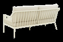 Coleville 3-personers sofa - perlehvid/beige hynde