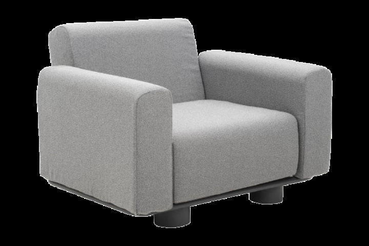 Bolster lænestol - antracit/teddy grey i gruppen Udendørs møbler / Loungemøbler / Loungemoduler / Lænestole - Loungemoduler hos Sommarboden i Höllviken AB (7001-73-787)