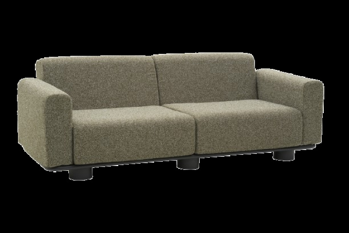 Bolster 2,5-personers sofa - antracit/teddy verde i gruppen Udendørs møbler / Loungemøbler / Loungemoduler / 2,5-personers sofa - loungemoduler hos Sommarboden i Höllviken AB (7002-73-388)