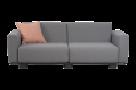 Bolster 2,5-personers sofa - antracit/teddy grey