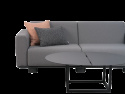 Bolster 2,5-personers sofa - antracit/teddy grey