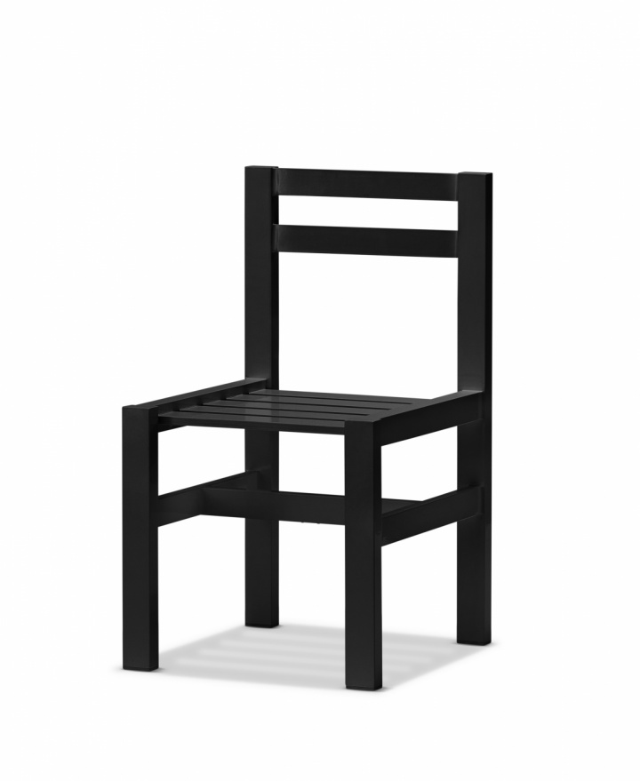 Stol aluminium - sort i gruppen Udendørs møbler / Materiale / Aluminiummøbler / Stole - Aluminiumsmøbler hos Sommarboden i Höllviken AB (7006-FF)