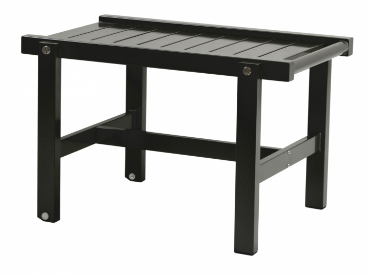 Rullebord aluminium - sort i gruppen Udendørs møbler / Materiale / Aluminiummøbler / Bord - Aluminiummøbler hos Sommarboden i Höllviken AB (7049-FF)