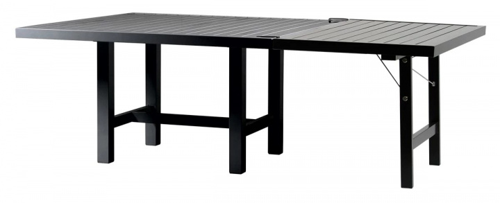 Bord aluminium - 124x122 cm - sort i gruppen Udendørs møbler / Materiale / Aluminiummøbler / Bord - Aluminiummøbler hos Sommarboden i Höllviken AB (7065-FF)