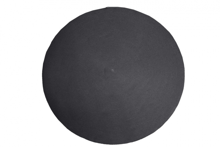 Circle matta Ø 200 cm - dark grey i gruppen Udendørs møbler / Tilbehør ude / Outdoor tæpper hos Sommarboden i Höllviken AB (74200RODG)