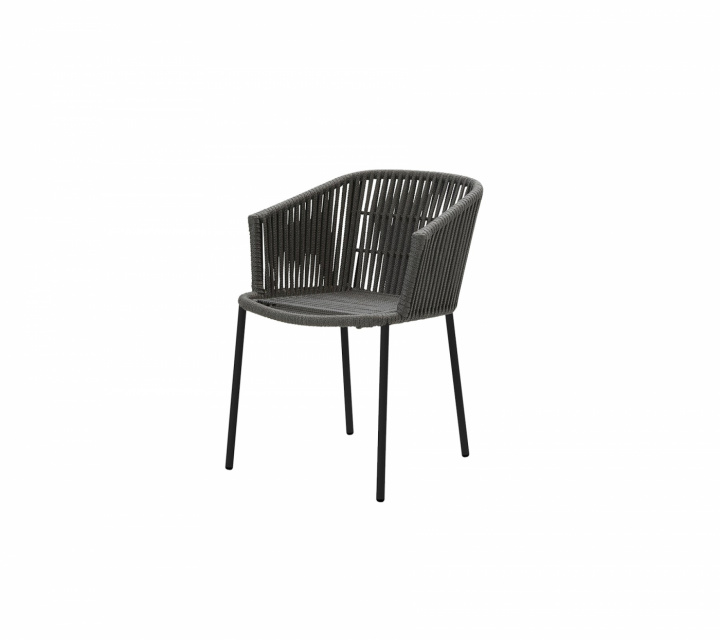 Moments stol stapelbar - dark grey i gruppen Udendørs møbler / Materiale / Rådne møbler / Stole - Rattanmøbler hos Sommarboden i Höllviken AB (7440RODG)