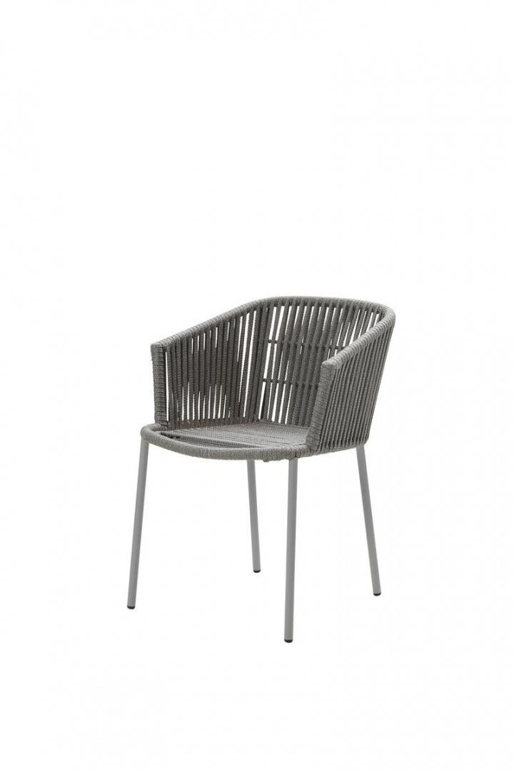 Moments stol stapelbar - grey i gruppen Udendørs møbler / Stole & Havestole / Stole med armlæn hos Sommarboden i Höllviken AB (7440ROG)