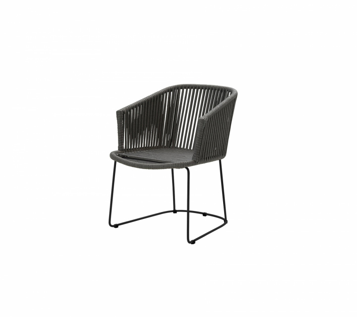 Moments stol - dark grey i gruppen Udendørs møbler / Stole & Havestole / Stole med armlæn hos Sommarboden i Höllviken AB (7441RODG)