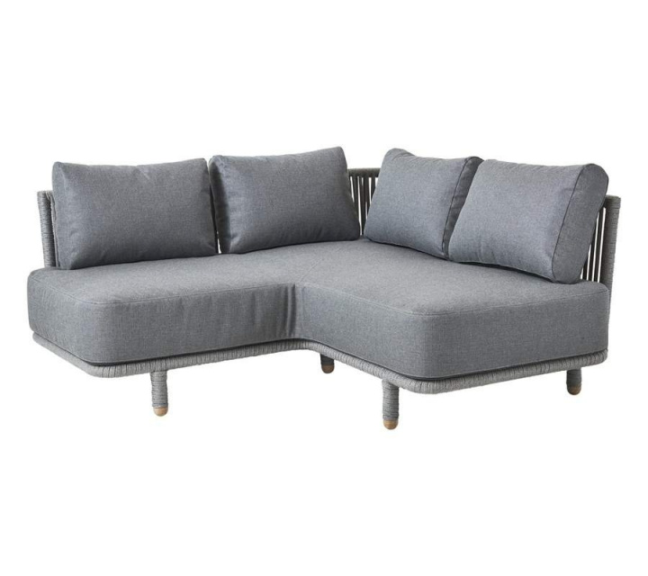 Moments sofa hjørnemodul - grey i gruppen Udendørs møbler / Loungemøbler / Loungemoduler / Hjørnedele - Loungemoduler hos Sommarboden i Höllviken AB (75450ROGAITG)