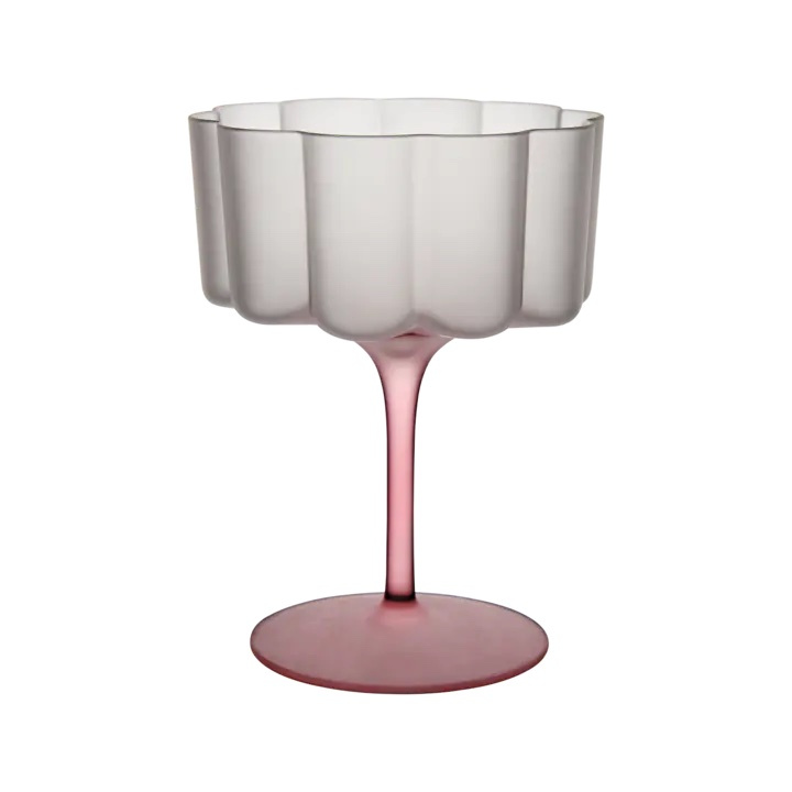 Lillie cocktail-/dessertglas - lyserød i gruppen Indretning / Køkken & Dækning / Kopper, Kopper & Glas hos Sommarboden i Höllviken AB (762-660-02)