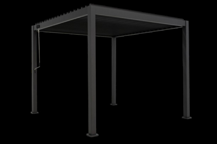 Sombra pergola 3x3 m - antracit i gruppen Udendørs møbler / Tilbehør ude / Festtelt hos Sommarboden i Höllviken AB (7776-73)