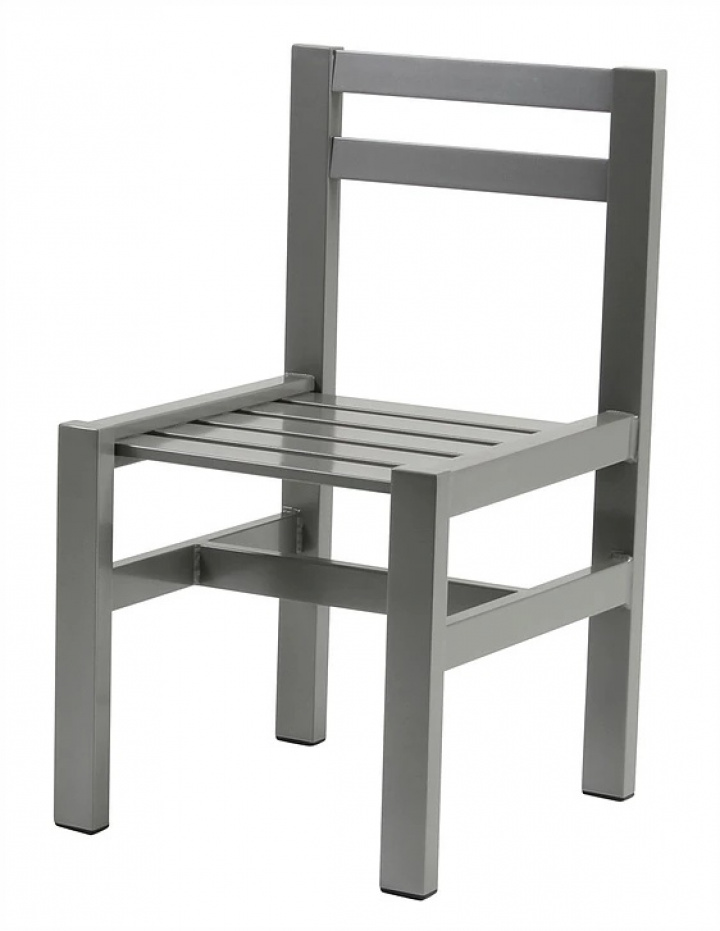 Stol aluminium - grå i gruppen Udendørs møbler / Materiale / Aluminiummøbler / Stole - Aluminiumsmøbler hos Sommarboden i Höllviken AB (8006-FF)