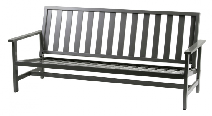 Sofa 3-sæder aluminium - grå i gruppen Udendørs møbler / Materiale / Aluminiummøbler / Andet - Aluminiummøbler hos Sommarboden i Höllviken AB (8009-FF)