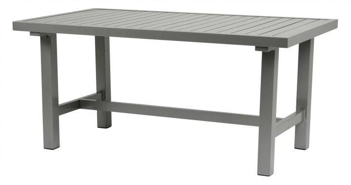 Bord aluminium 142x80 cm - grå i gruppen Udendørs møbler / Materiale / Aluminiummøbler / Spisebord - Aluminiummøbler hos Sommarboden i Höllviken AB (8062-FF)