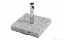 Mito parasolfod 30 kg - grå grov granit